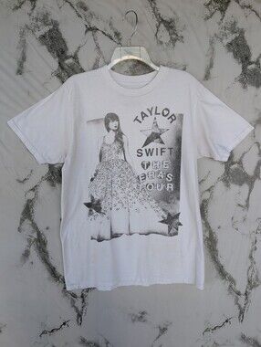 Taylor Swift The Ears Tour Distressed White Enchanted Speak Now Concert T Small